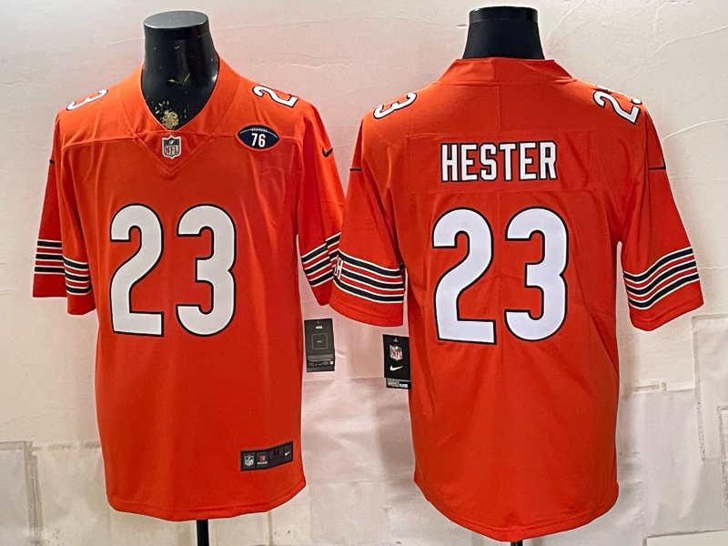Men 2026 Chicago Bears #23 Hester orange Nike Limited NFL Jersey 0903006->chicago bears->NFL Jersey